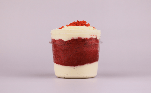Red Velvet Cake in a Jar (A Guide to Making and Serving Cake Jars)